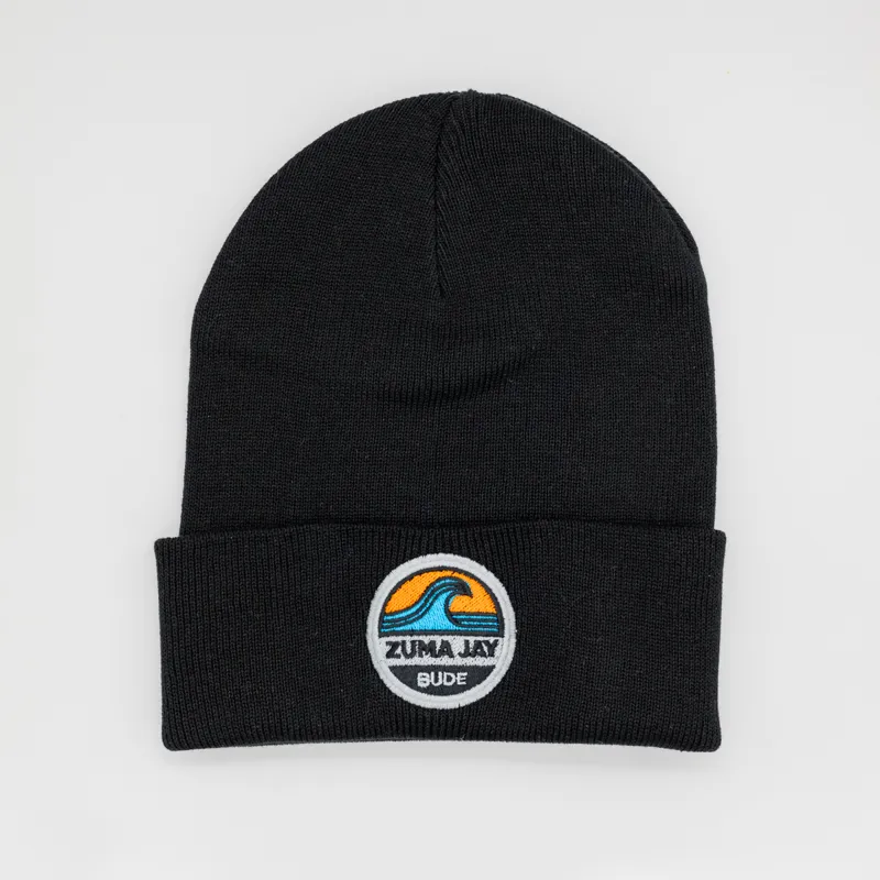 Zuma Jay Beach Break Organic Cotton Beanie Black